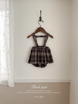 Noirjette check bloomer skirt