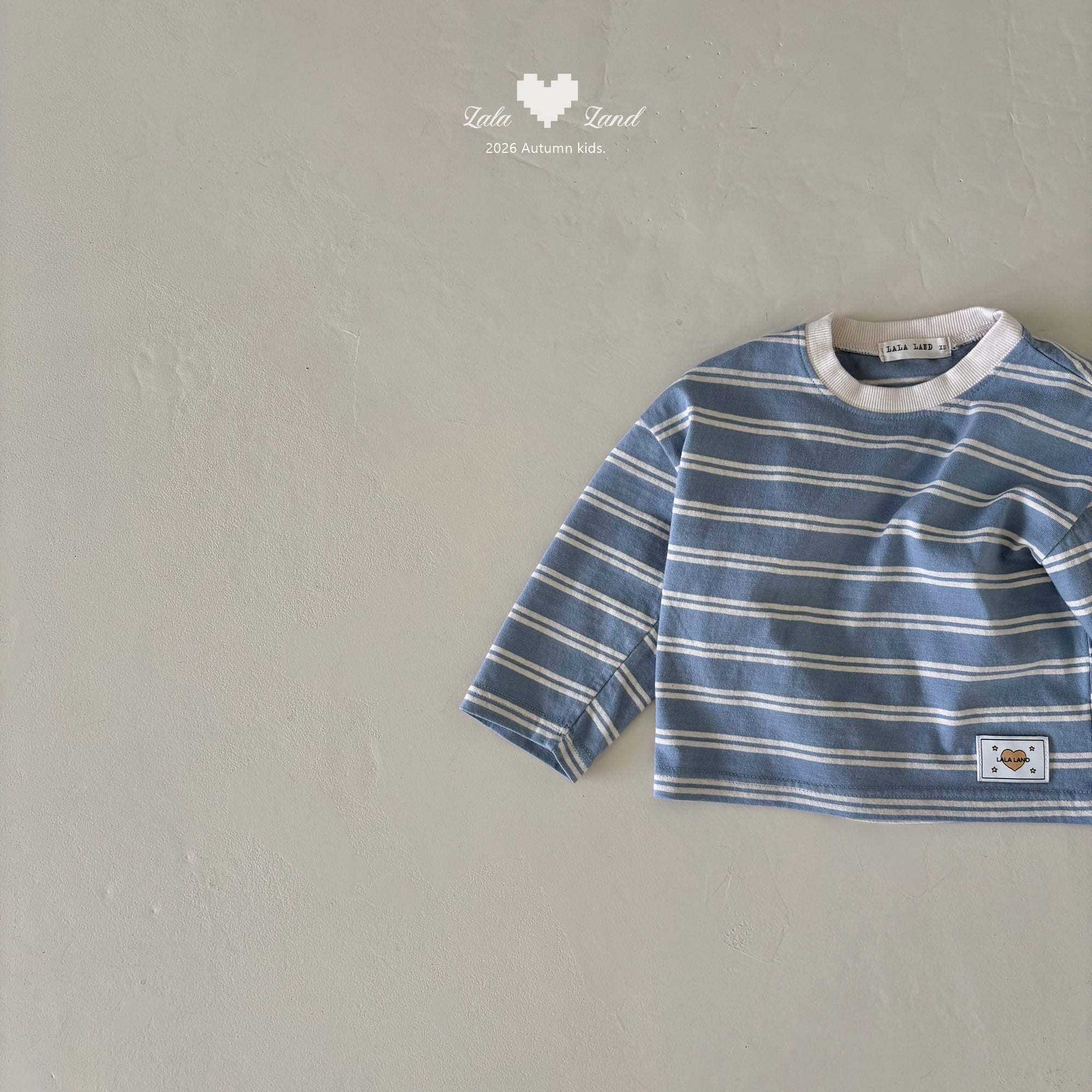 ［Lala land］Saint stripe tee (kids)