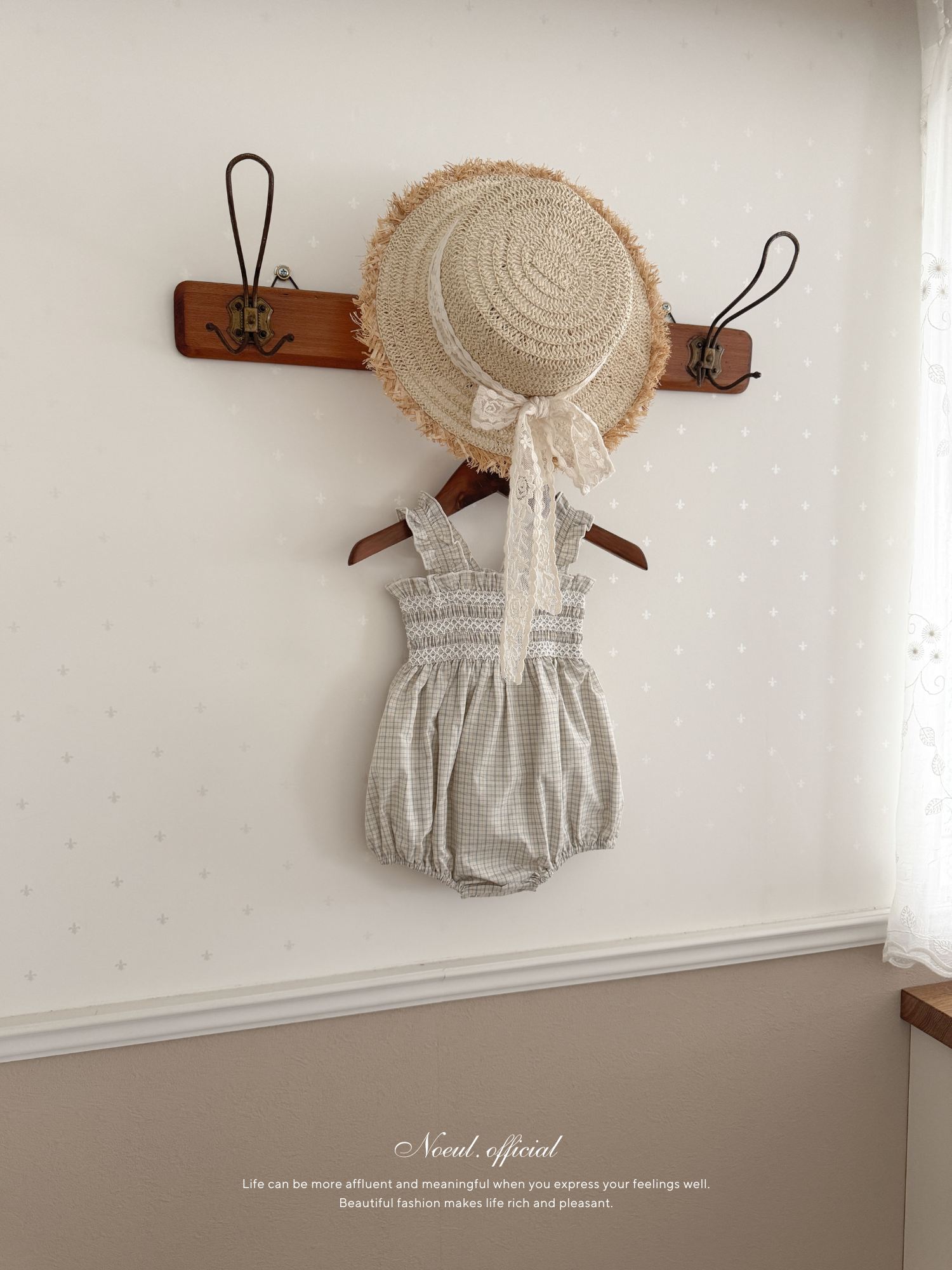 Lilly smock rompers