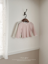 Mable ribbon lace tee