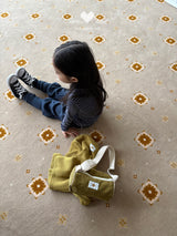 ［Lala land］One tone corduroy cross bag