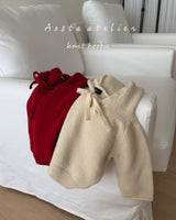 ［Aosta］Knit Cookie Hoodie