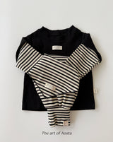 ［Aosta］Crayon Layered Tee