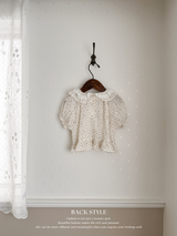 Flower frill blouse (baby & kids)