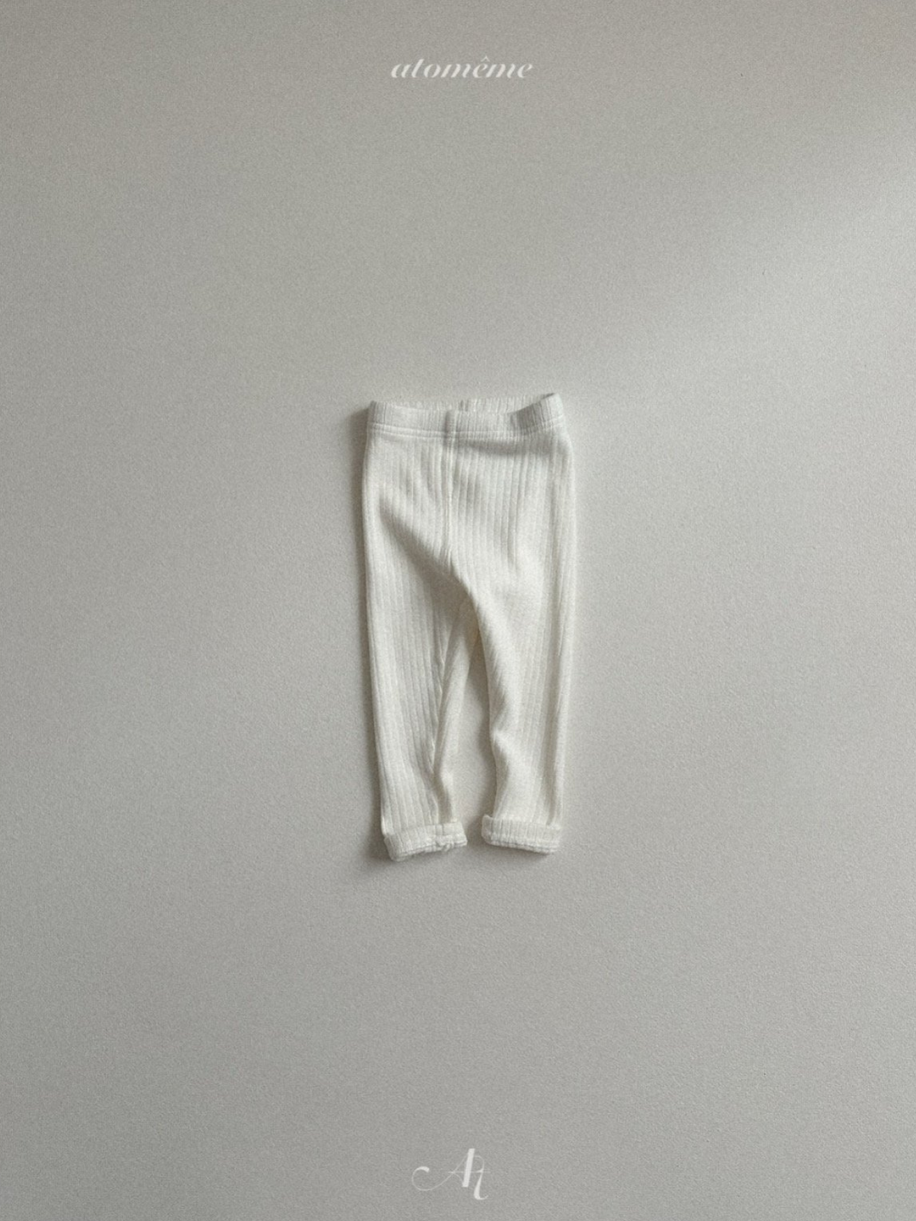 [atomeme] Winter Ribbed Leggings