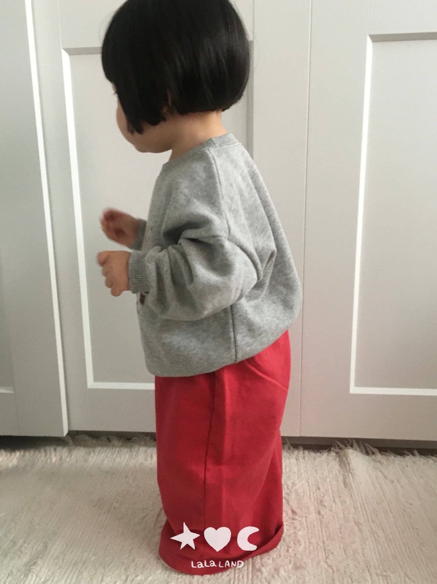［Lala land］Glam wide pants