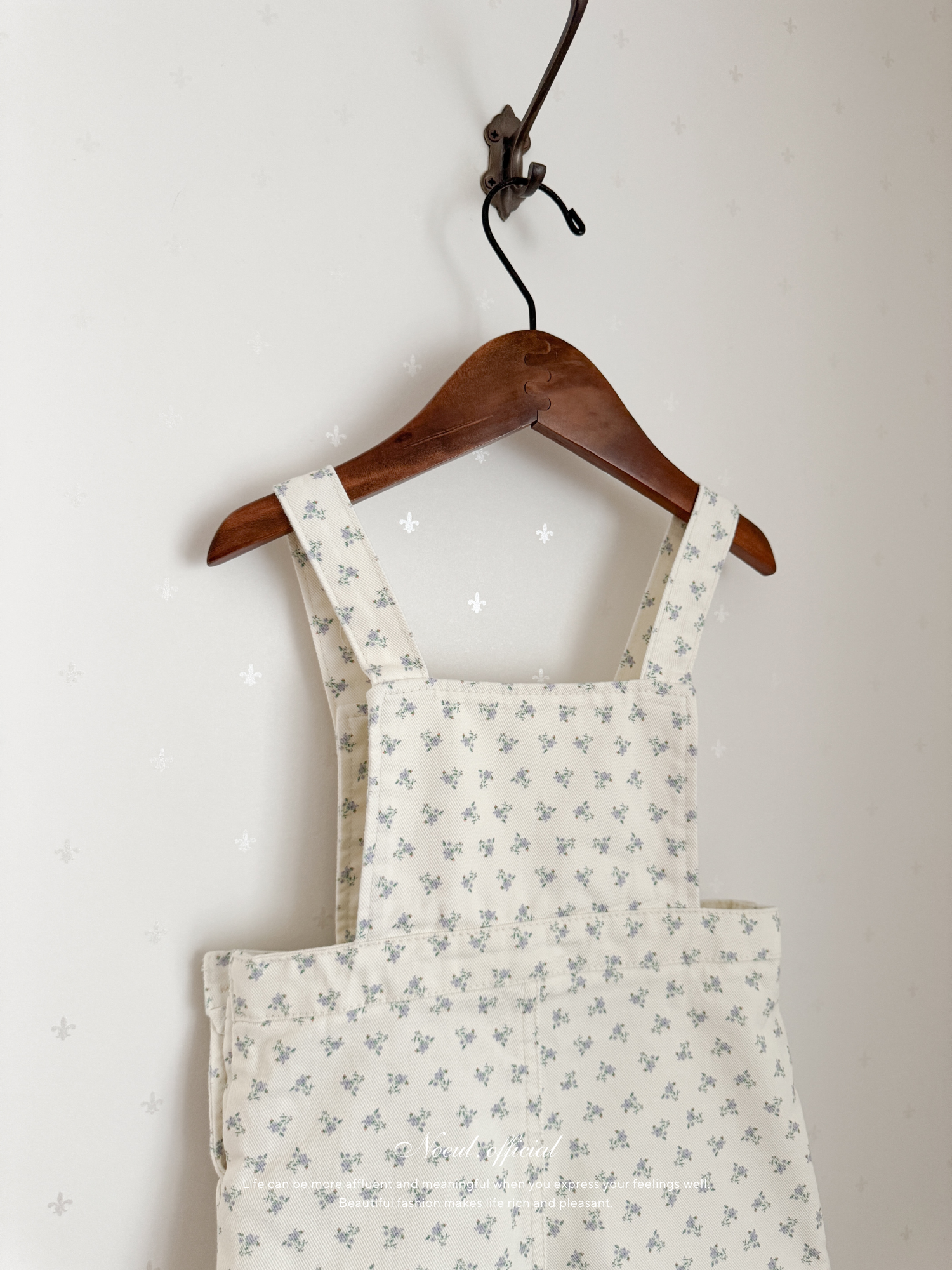 Blooming short salopette