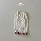 ［Lala land］Check roll up pants