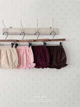 Heart corduroy frill bloomer