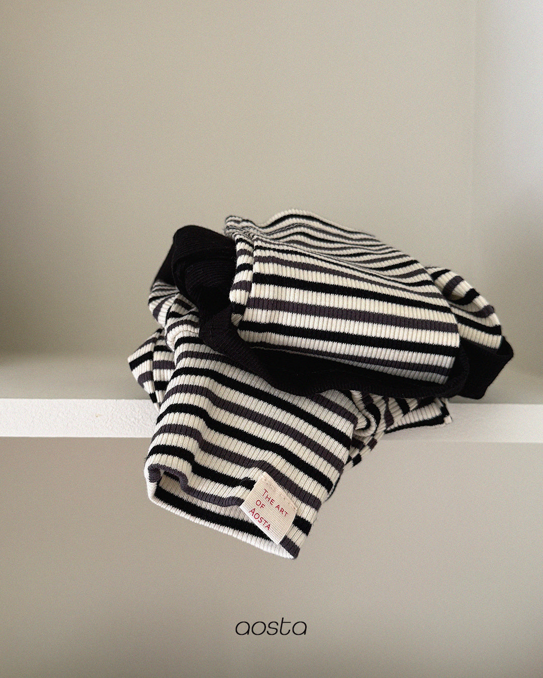 ［Aosta］Crayon Stripe Pants