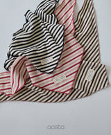 ［Aosta］Crayon Stripe Scarf