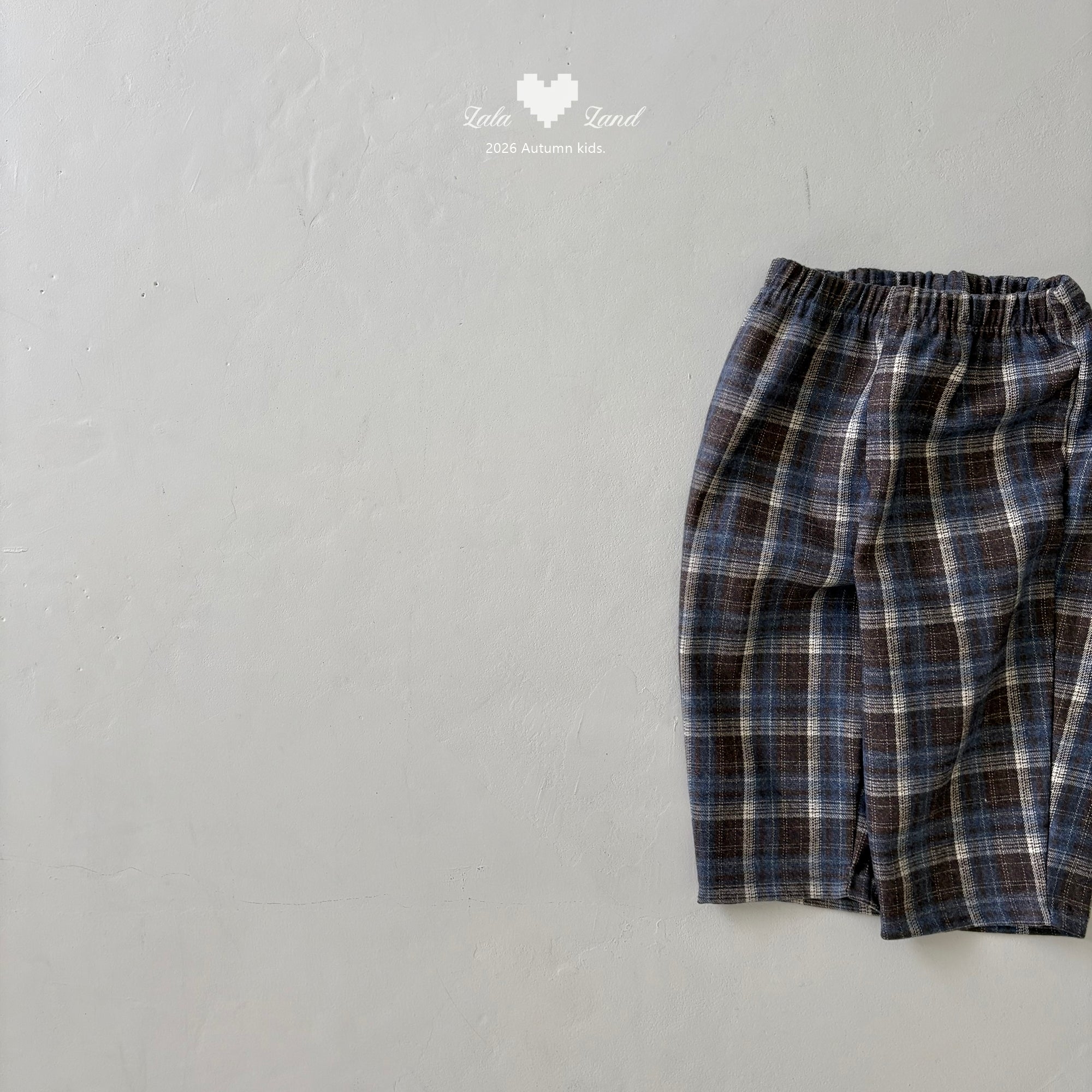 ［Lala land］Fancy check pants