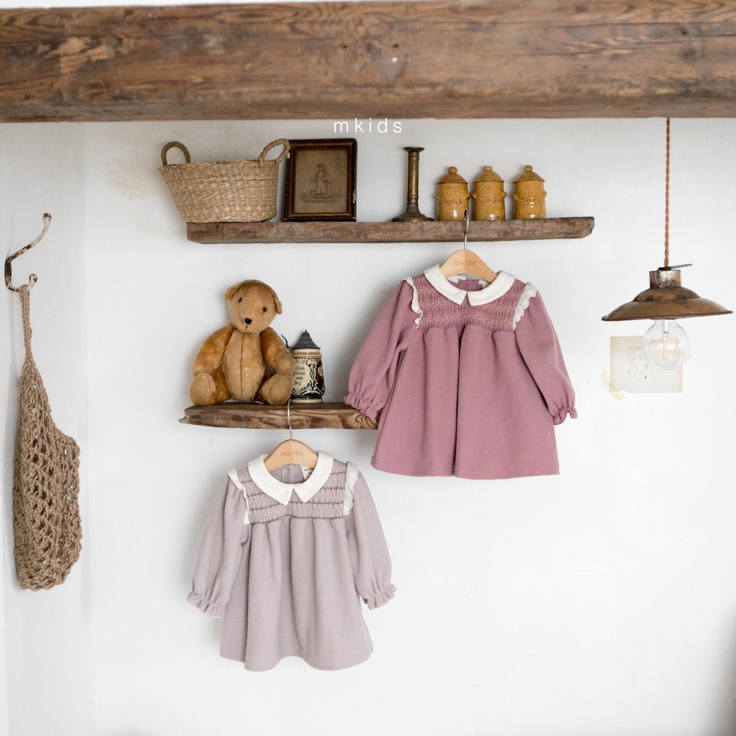 ［mkids］Shallot cancan one-piece