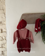 ［Aosta］Knit overalls