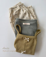 ［Aosta］Bibi Ribbon Vest
