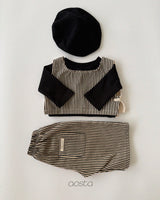 ［Aosta］Louis Stripe Vest
