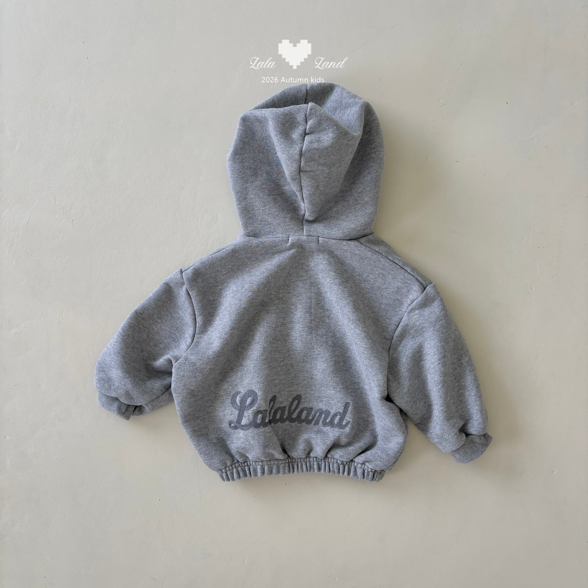 ［Lala land］Beans hood zip up