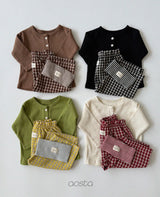 ［Aosta］Butter Button Tee