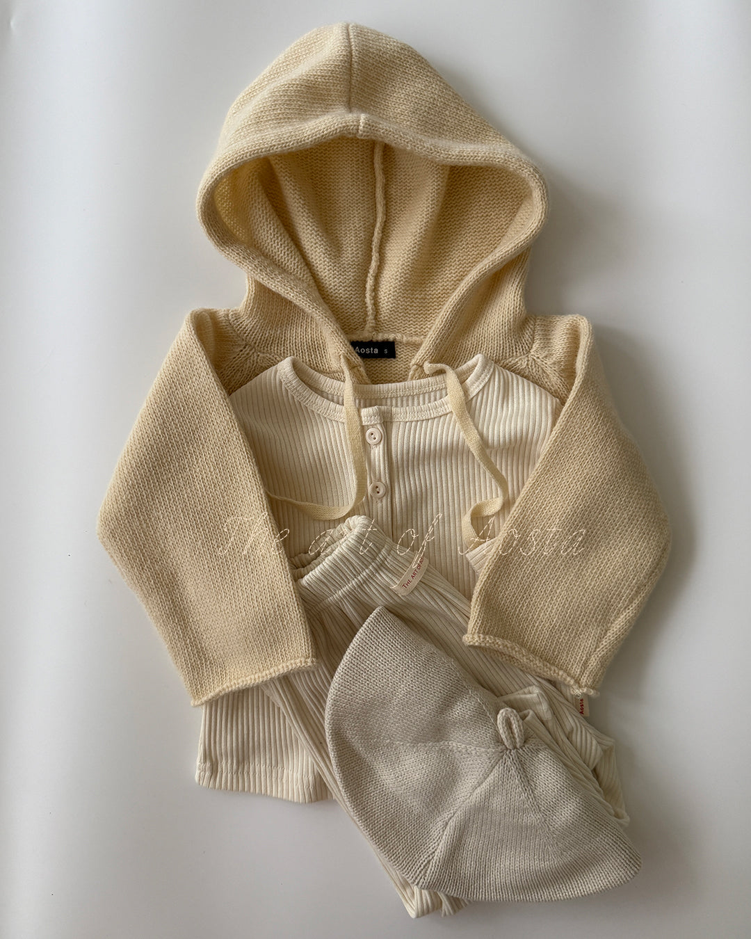 ［Aosta］Butter Button Tee