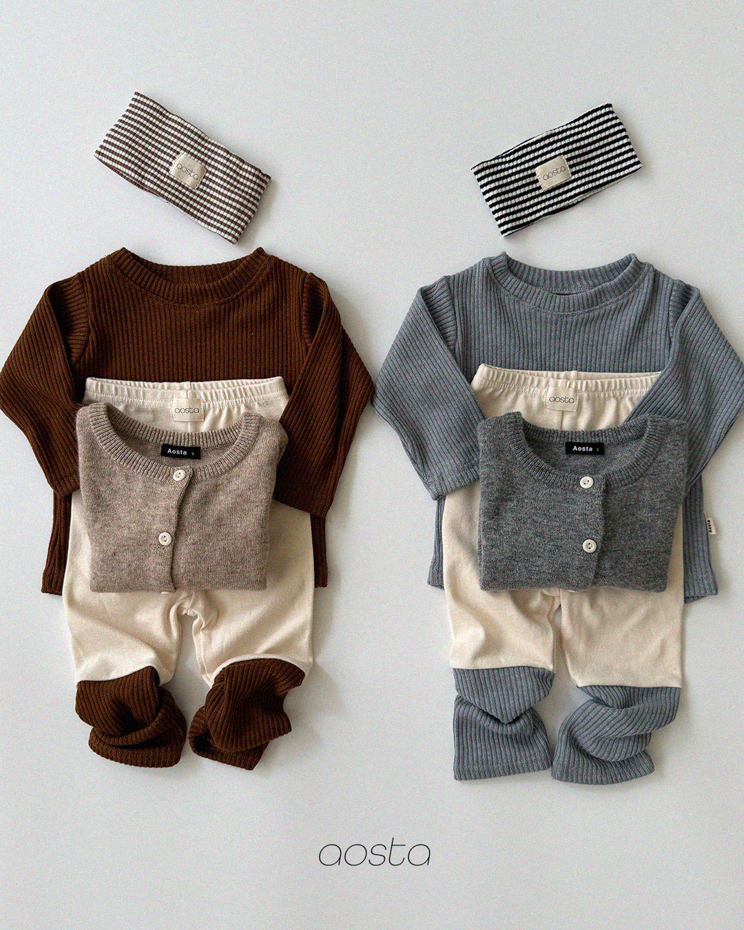 ［Aosta］Knit Cashmere Cardigan