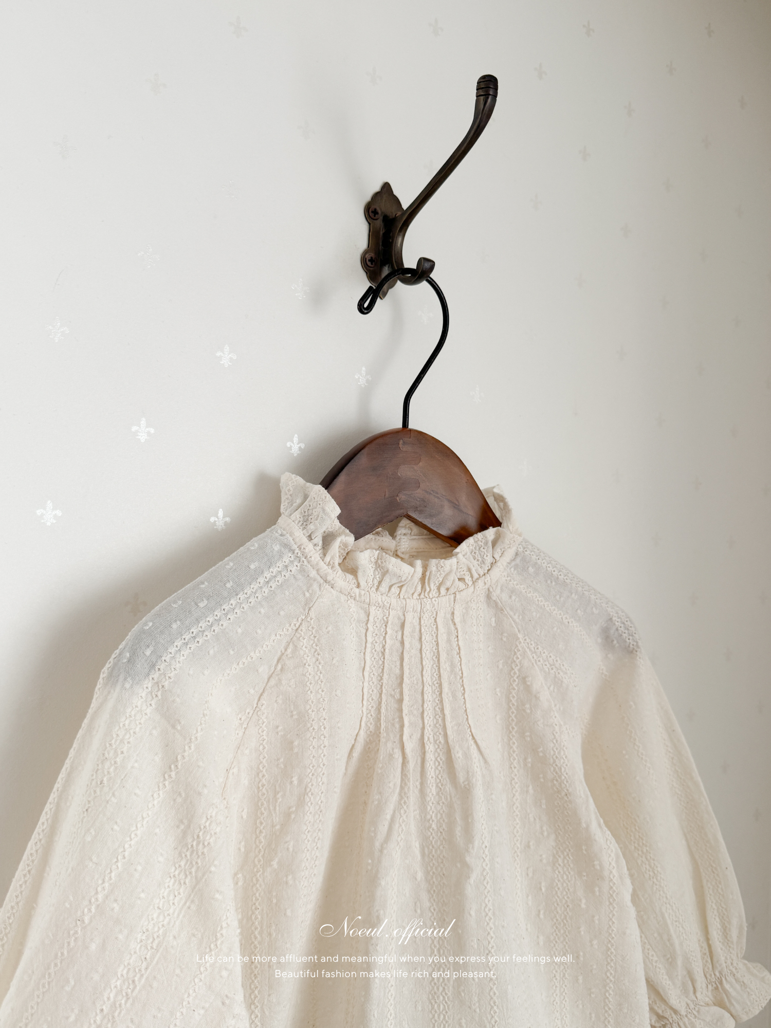 Flora tuck blouse