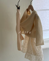 ［Aosta］Knit Cookie Hoodie