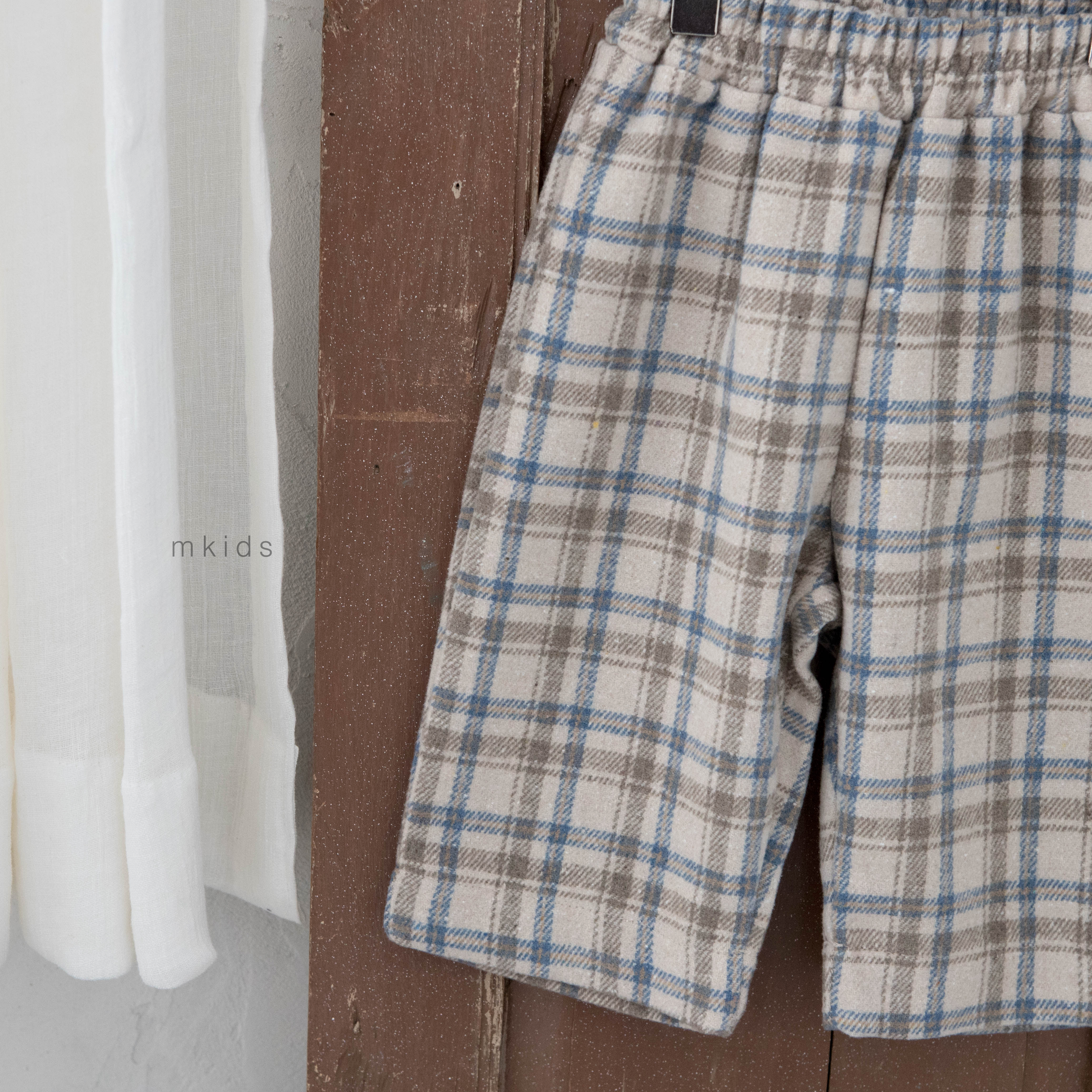［mkids］Oliver check pants