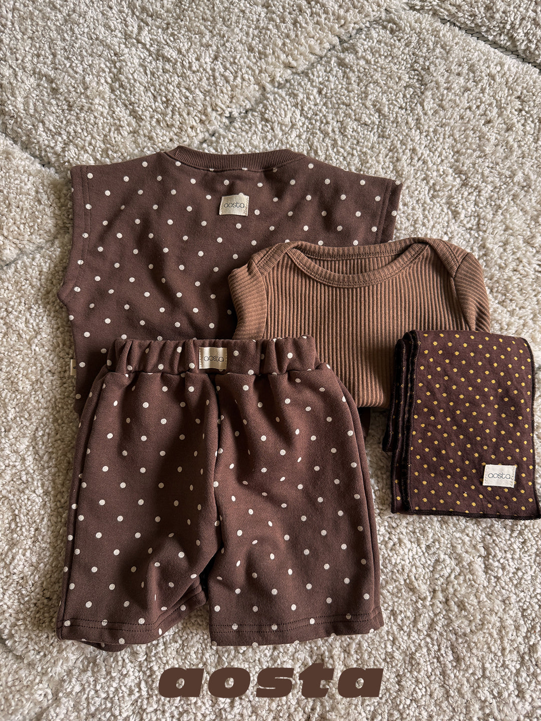 ［Aosta］Dot Tongtong Pants