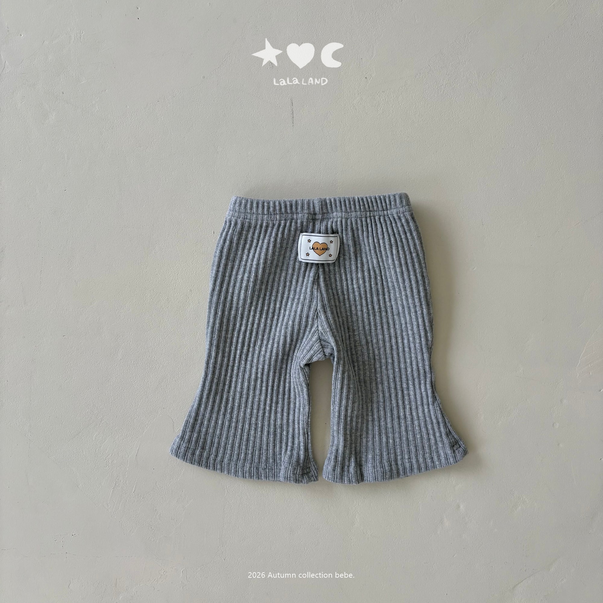 ［Lala land］Tulip rib pants