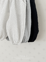 Dot crinkle jogger pants