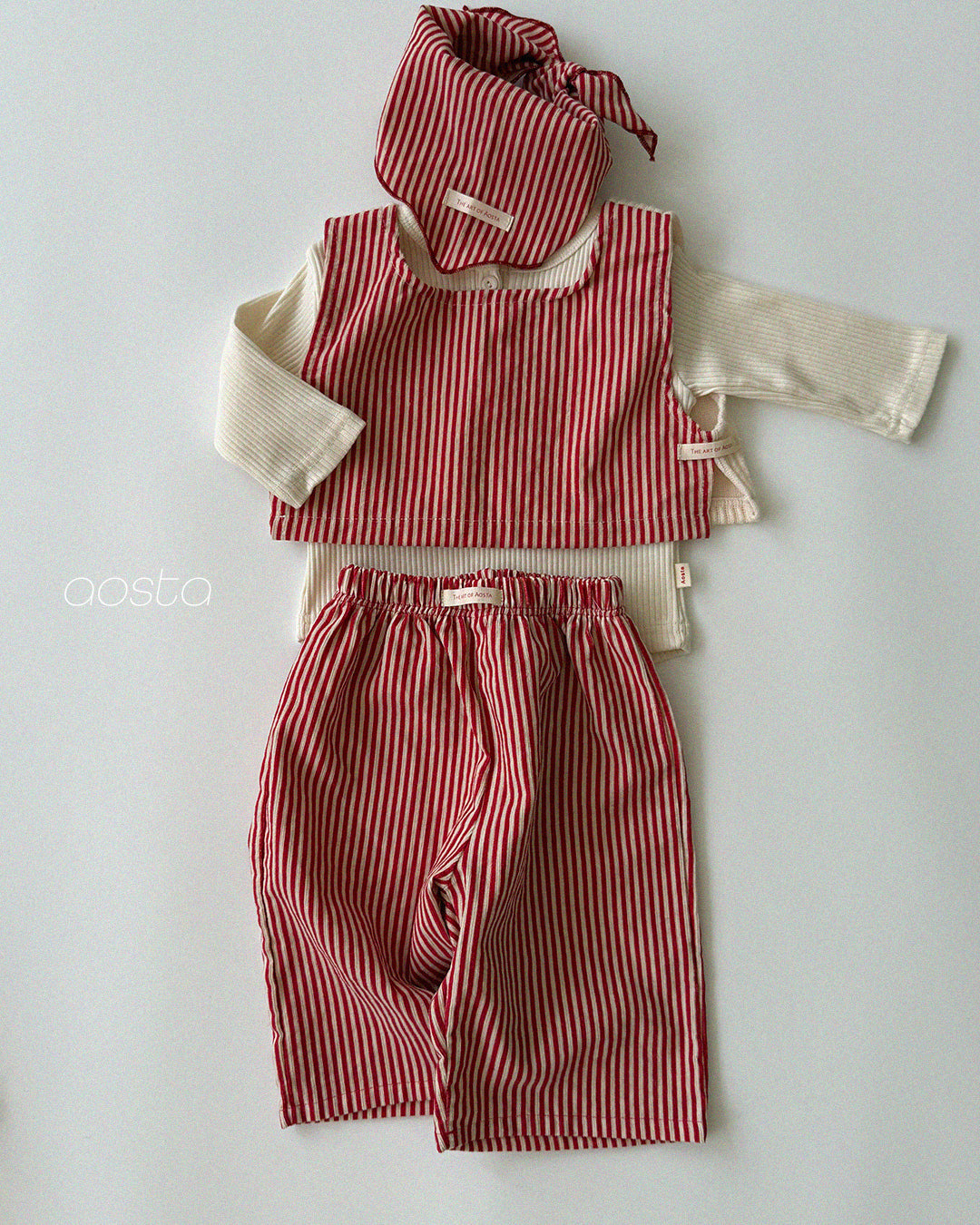 ［Aosta］Louis Stripe Pants