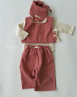 ［Aosta］Louis Stripe Pants