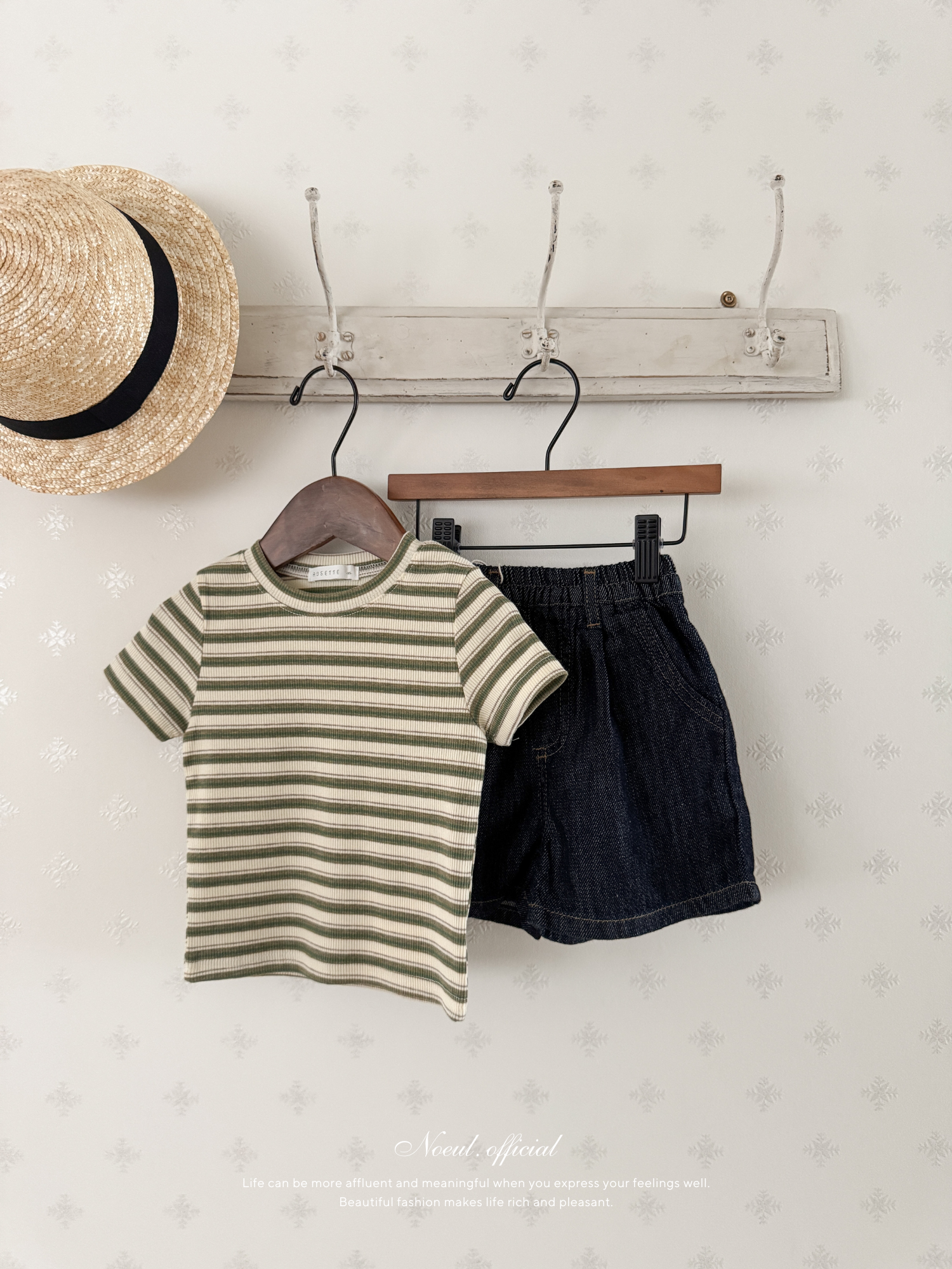 Stripe span tee