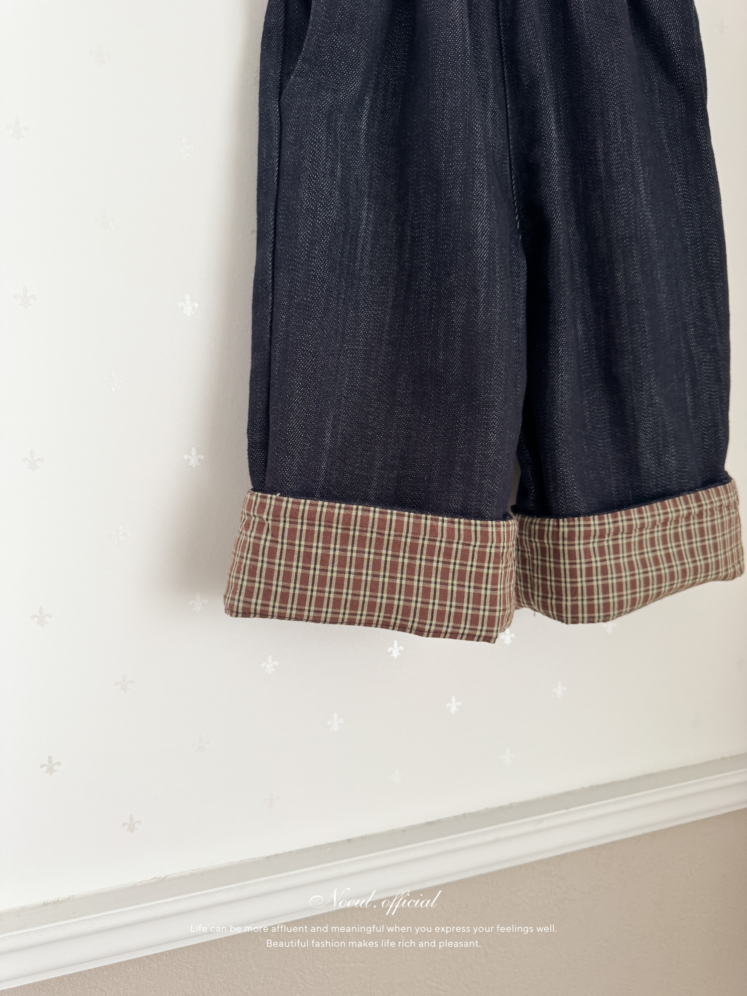 Lecel roll up pants