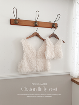 *Noeul.made* Chaton fluffy vest (baby & kids)