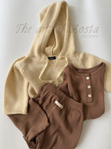 ［Aosta］Butter Button Tee