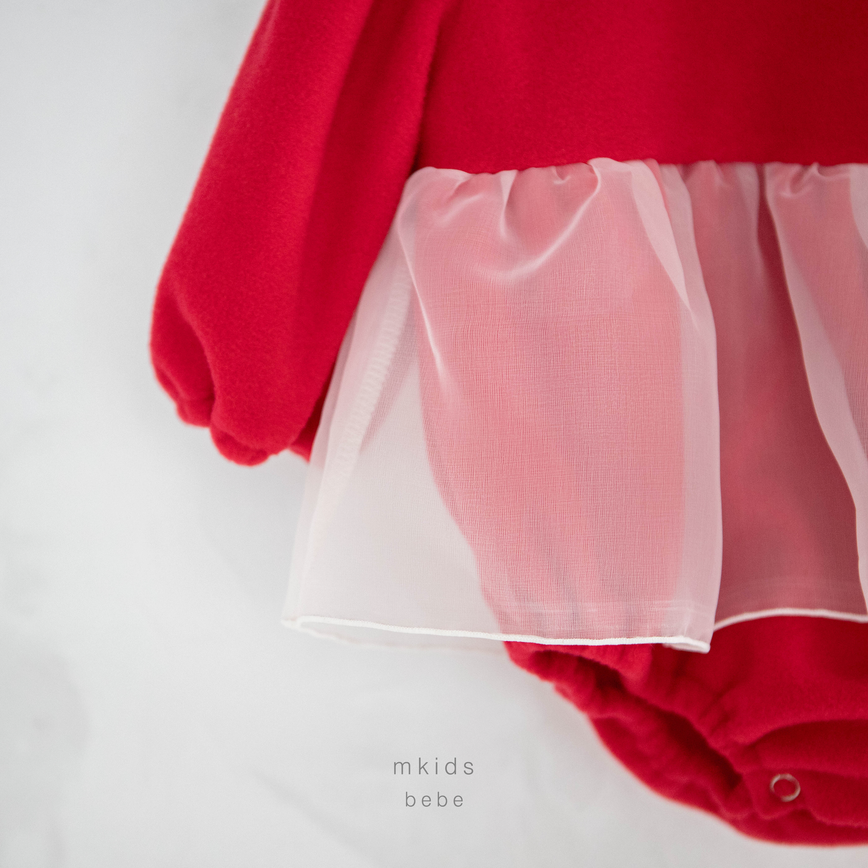 ［mkids］Pure fleece rompers