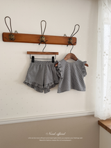 Romantic ribbon frill set