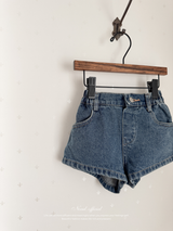 Heart pocket short pants