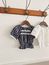 Vivi lace puff blouse