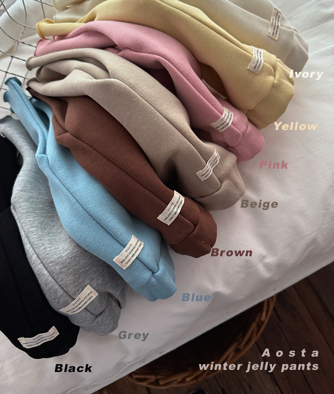 ［Aosta］Jelly pants