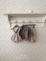 Stripe collar blouse (kids)