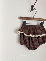 Check lace bloomer