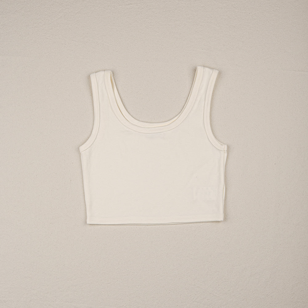 ［peekaboo］Ribbon crop sleeveless (mom)