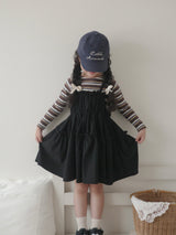 Shirring flare one-piece