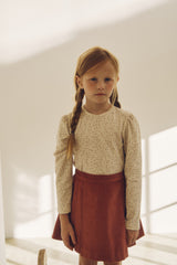 ［inné］Soft long tee (flower)