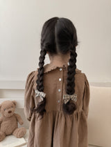 Latte corduroy one-piece