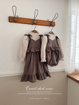［Anne shirley × Noeul.］Canelé check one-piece