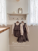 ［Anne shirley × Noeul.］Canelé check rompers