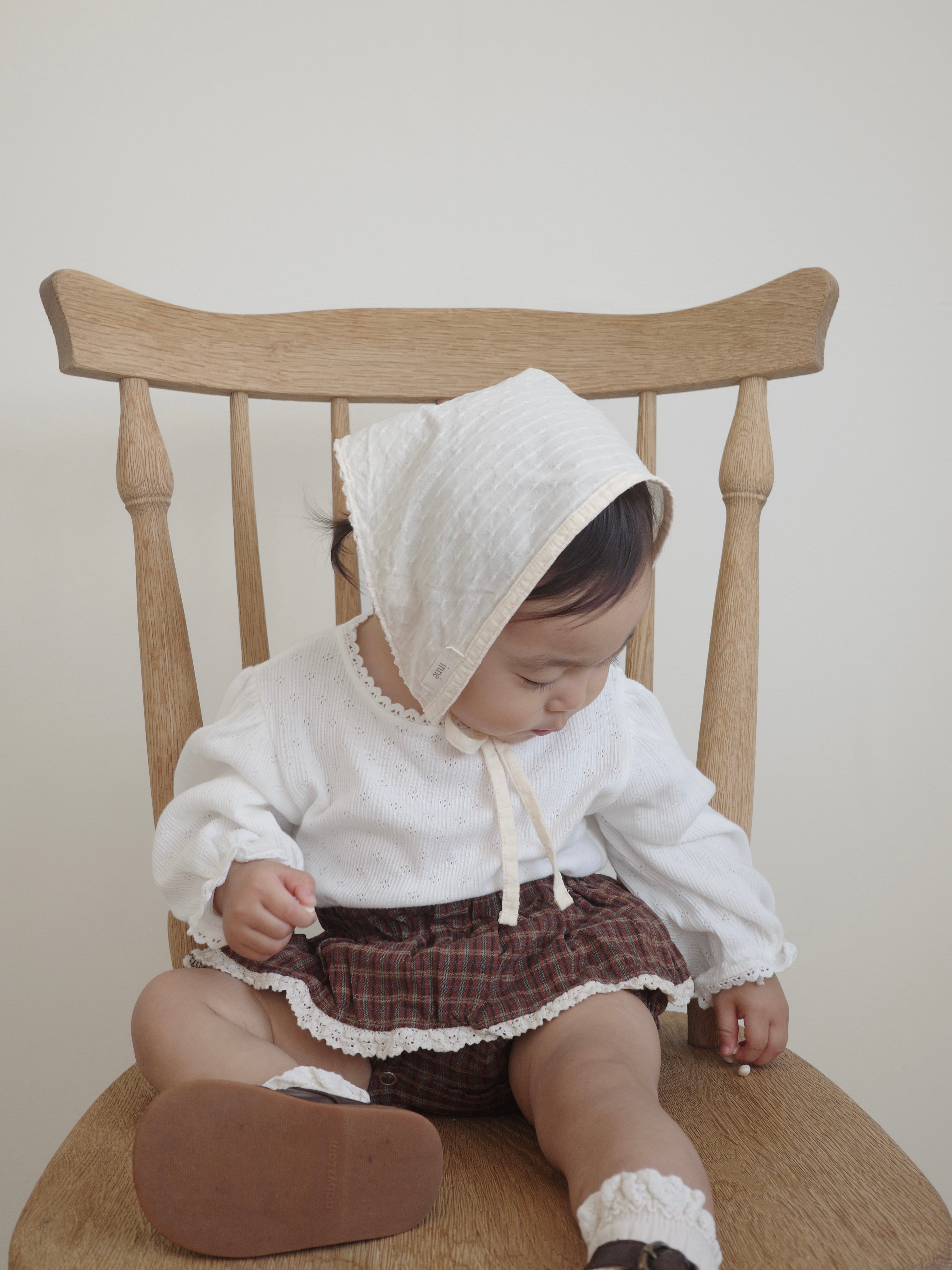 Check lace bloomer
